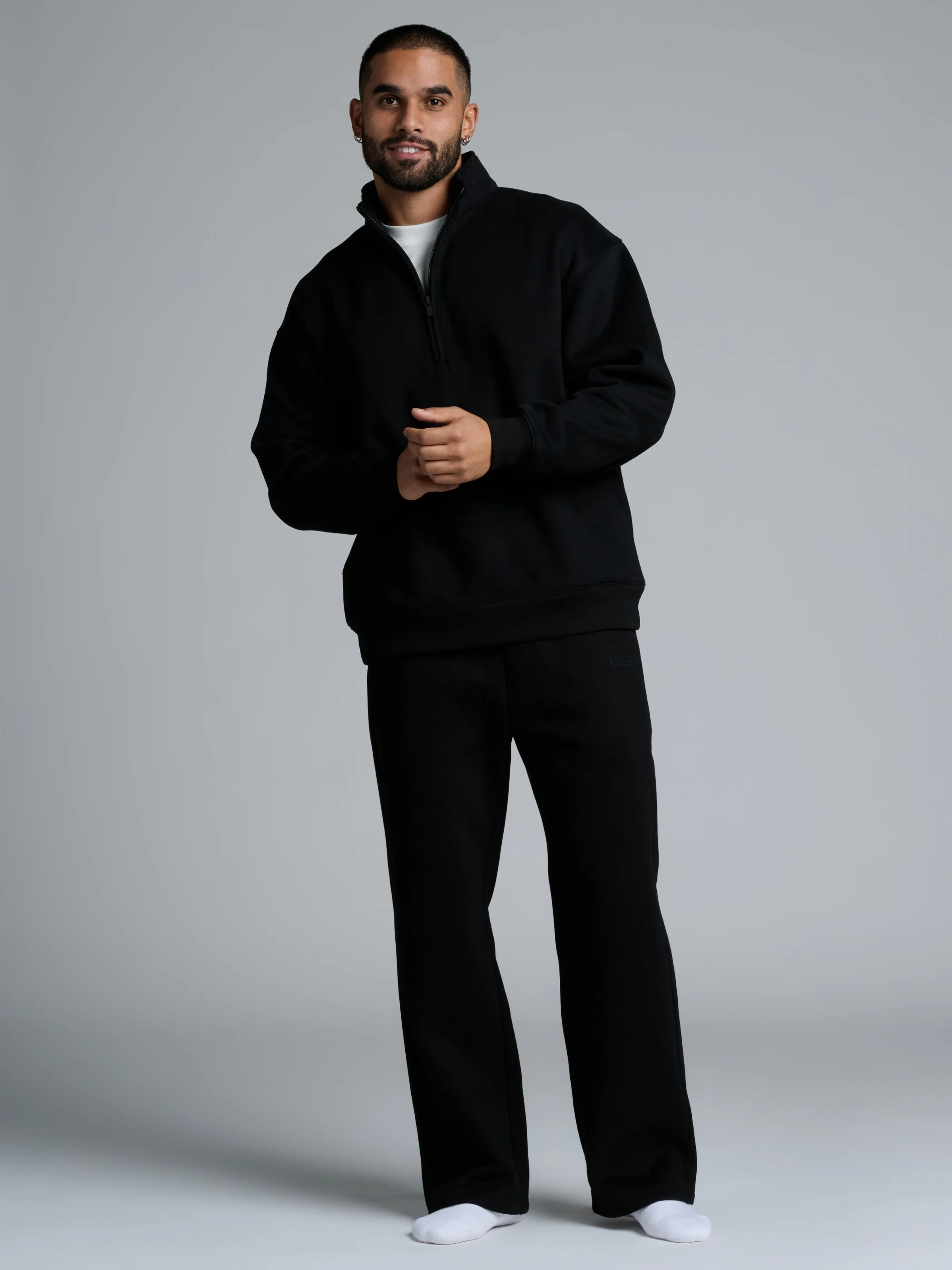 Basic Quarter Zip Mock Neck - Image 21