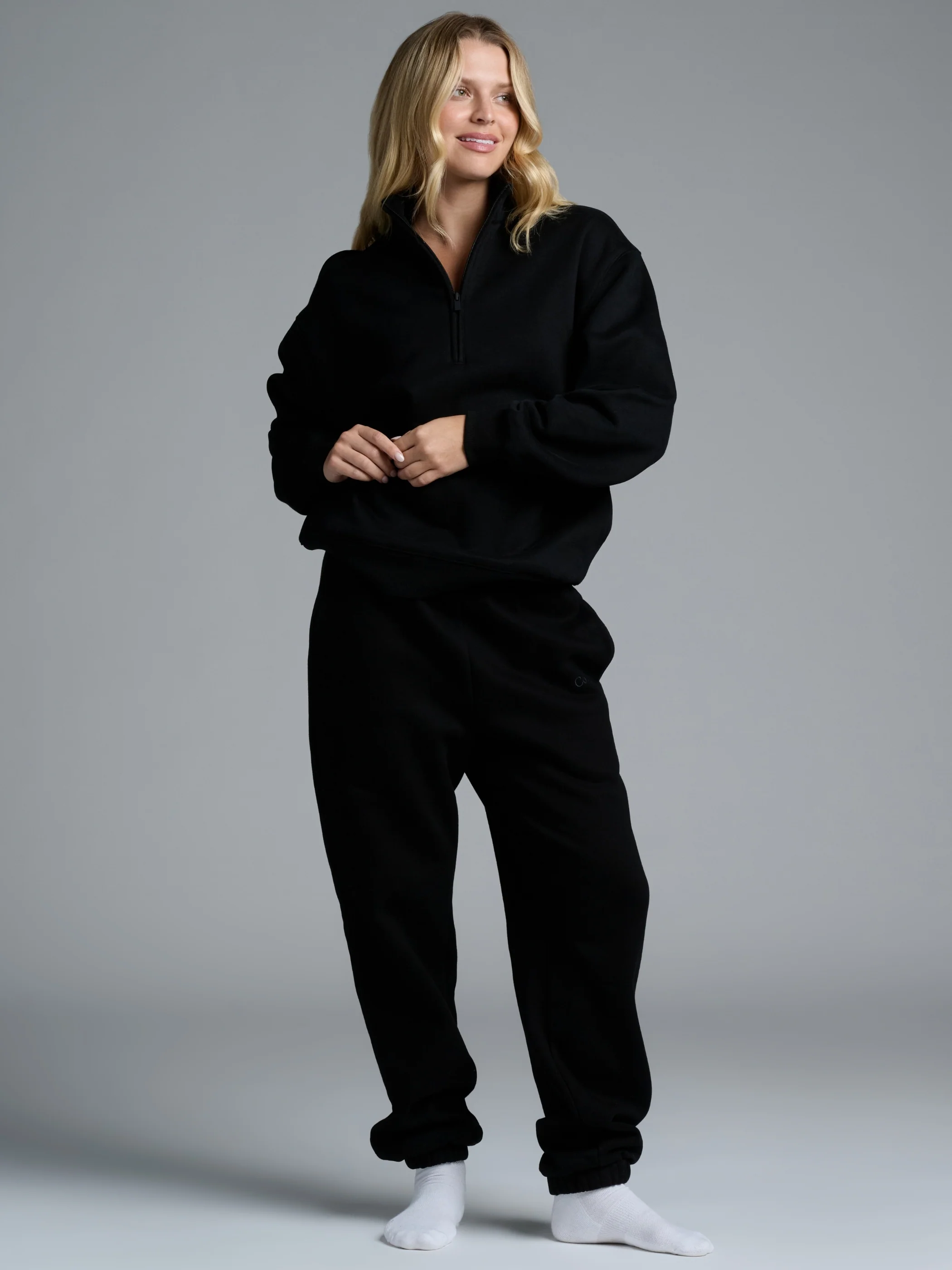 Basic Quarter Zip Mock Neck - Image 23