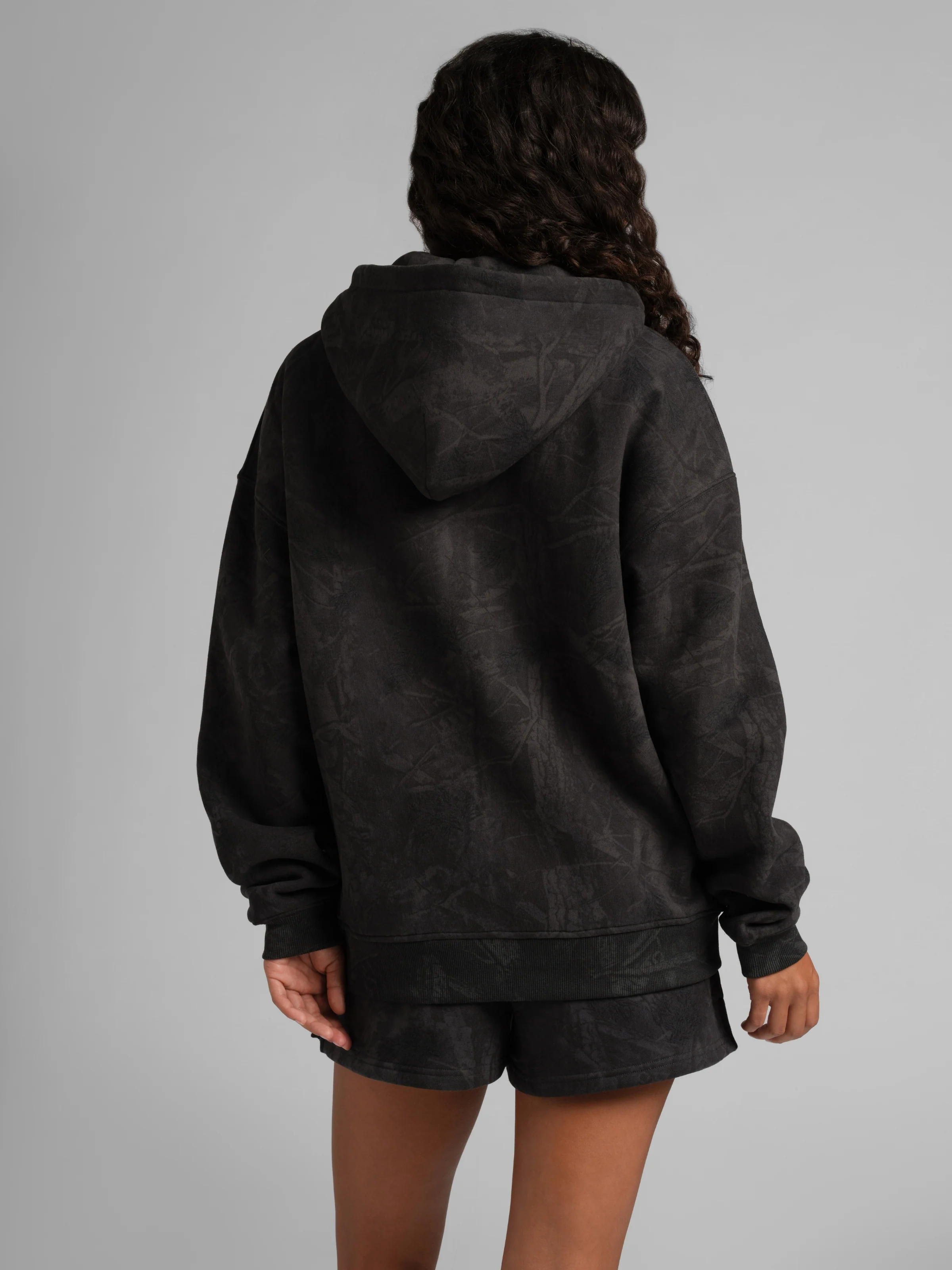 Camo Crop Zip Hoodie - Image 3