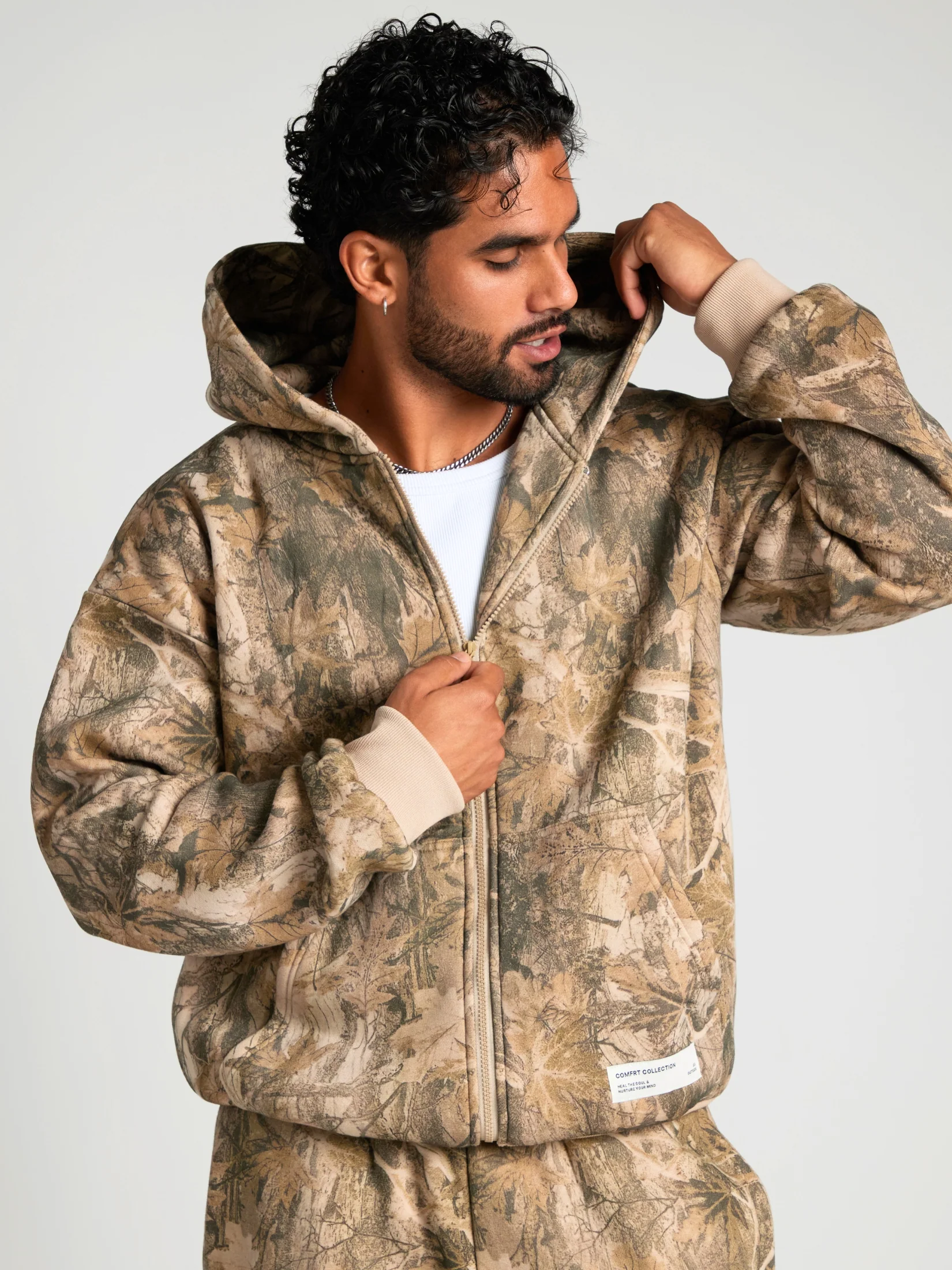 Camo Zip Hoodie - Image 6