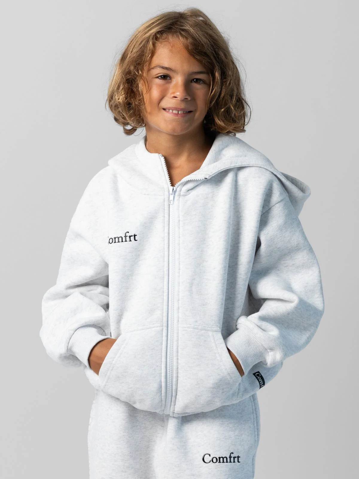 Cloud Zip Kids Hoodie - Image 11