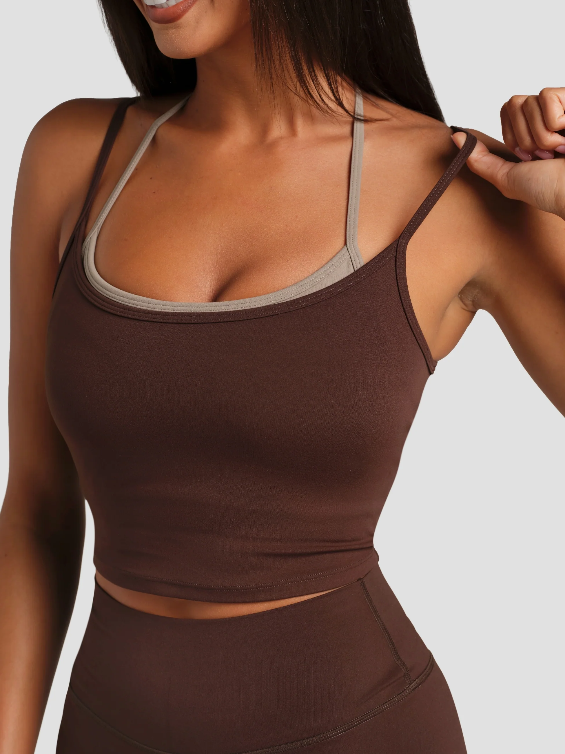ComfrtCore™ Double Layer Crop Tank - Image 35