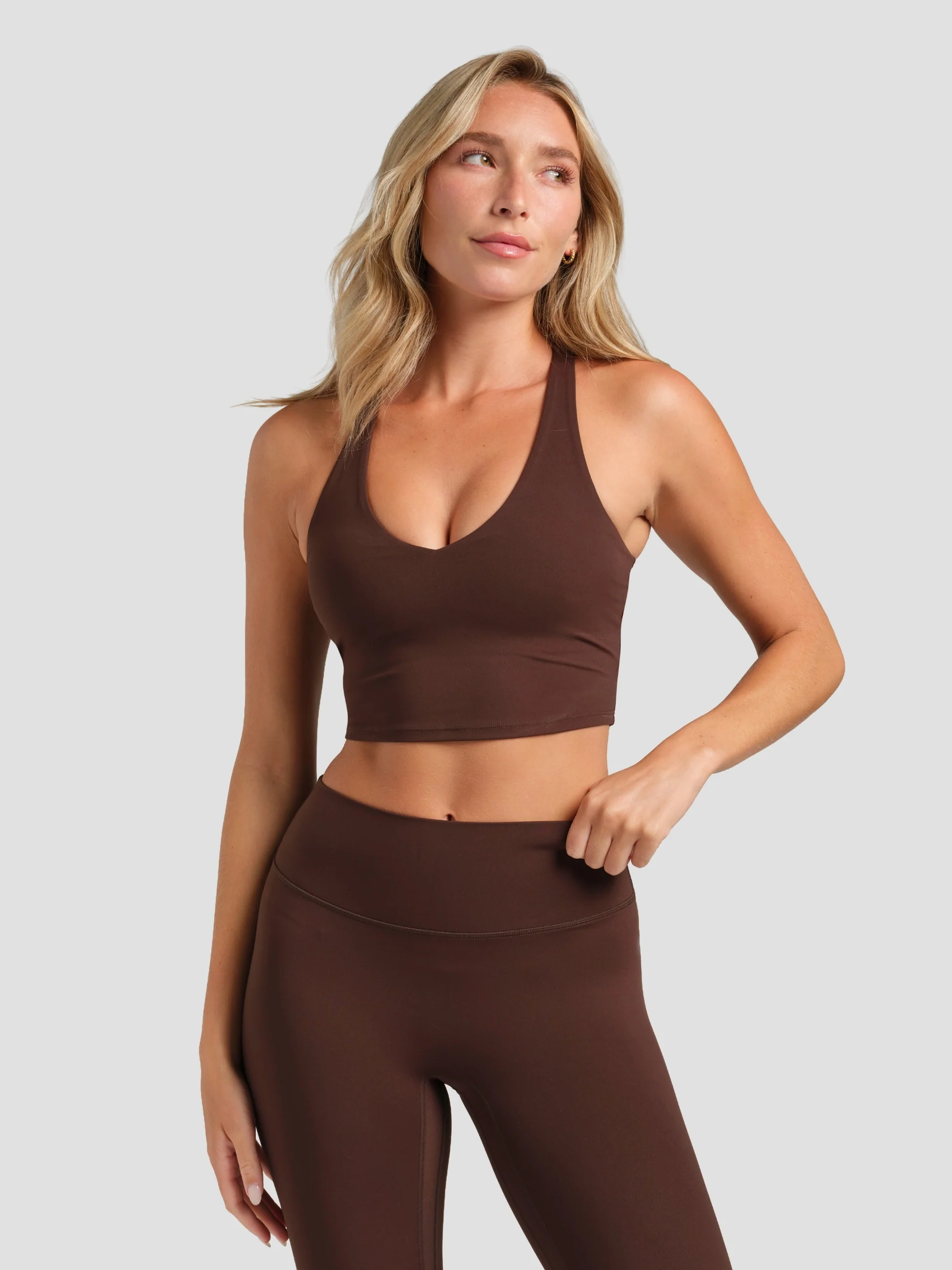 ComfrtCore™ V-Neck Crop Tank - Image 73
