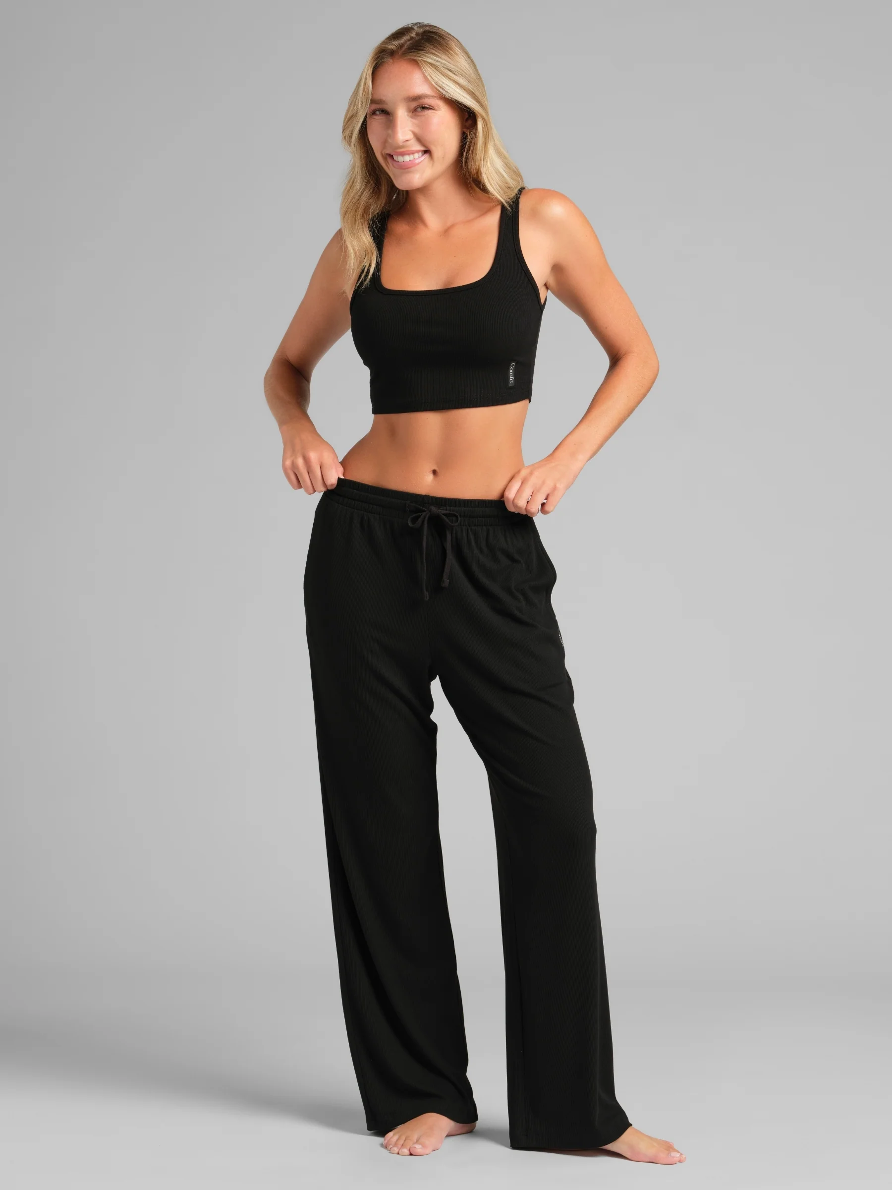 Rib Contour Pants - Image 46