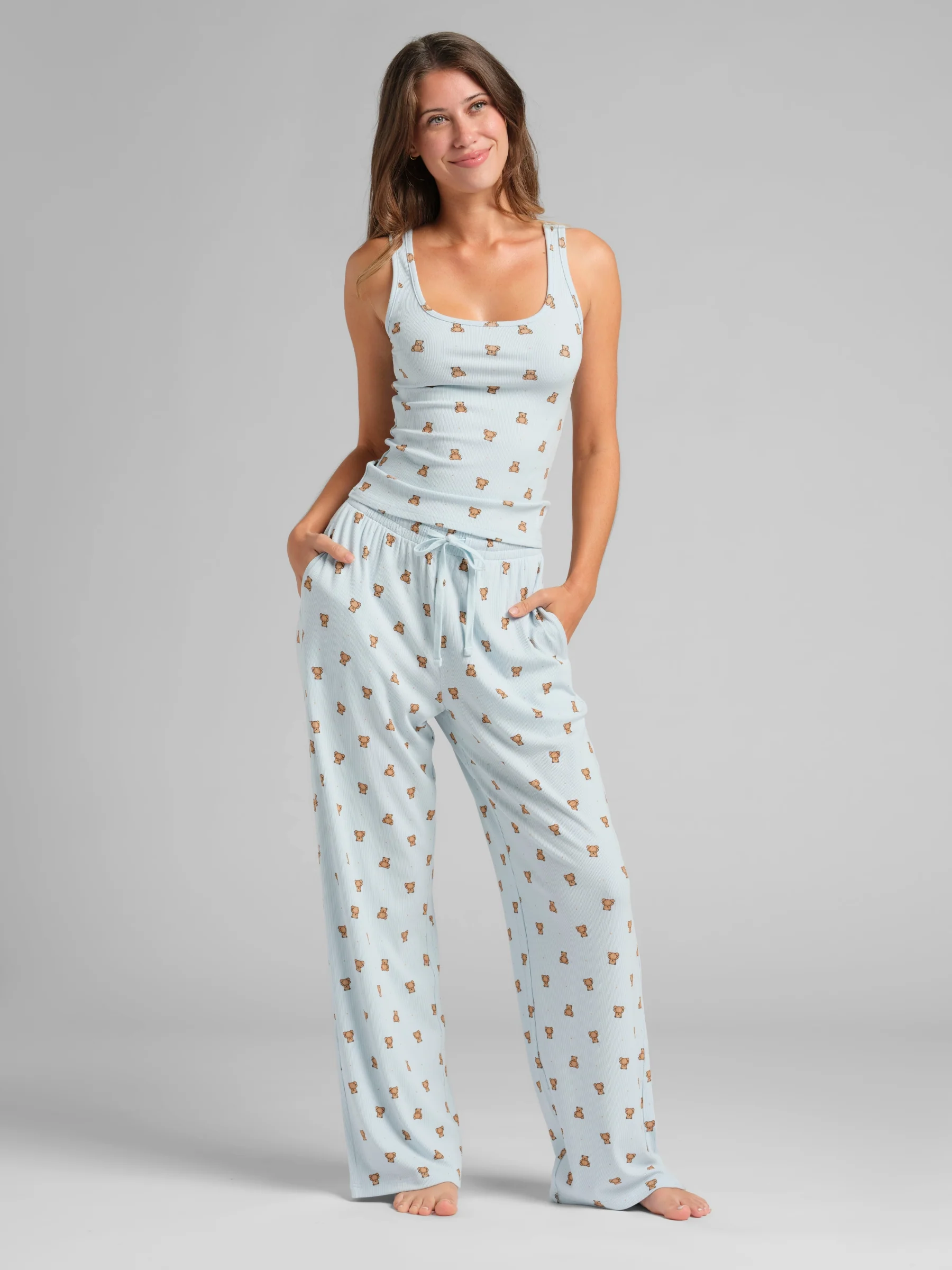 Rib Contour Waist Length Tank - Image 114