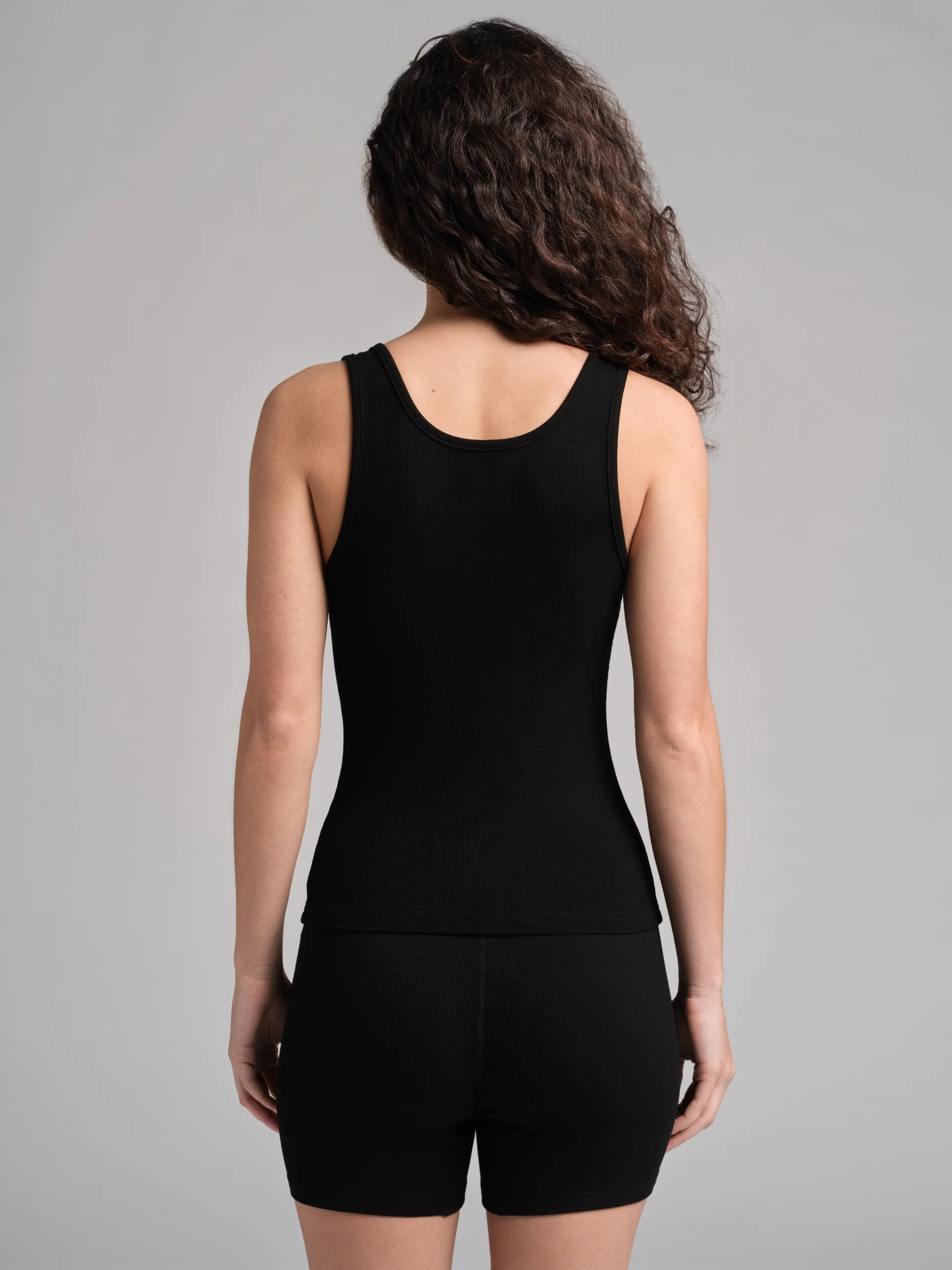 Rib Contour Waist Length Tank - Image 45