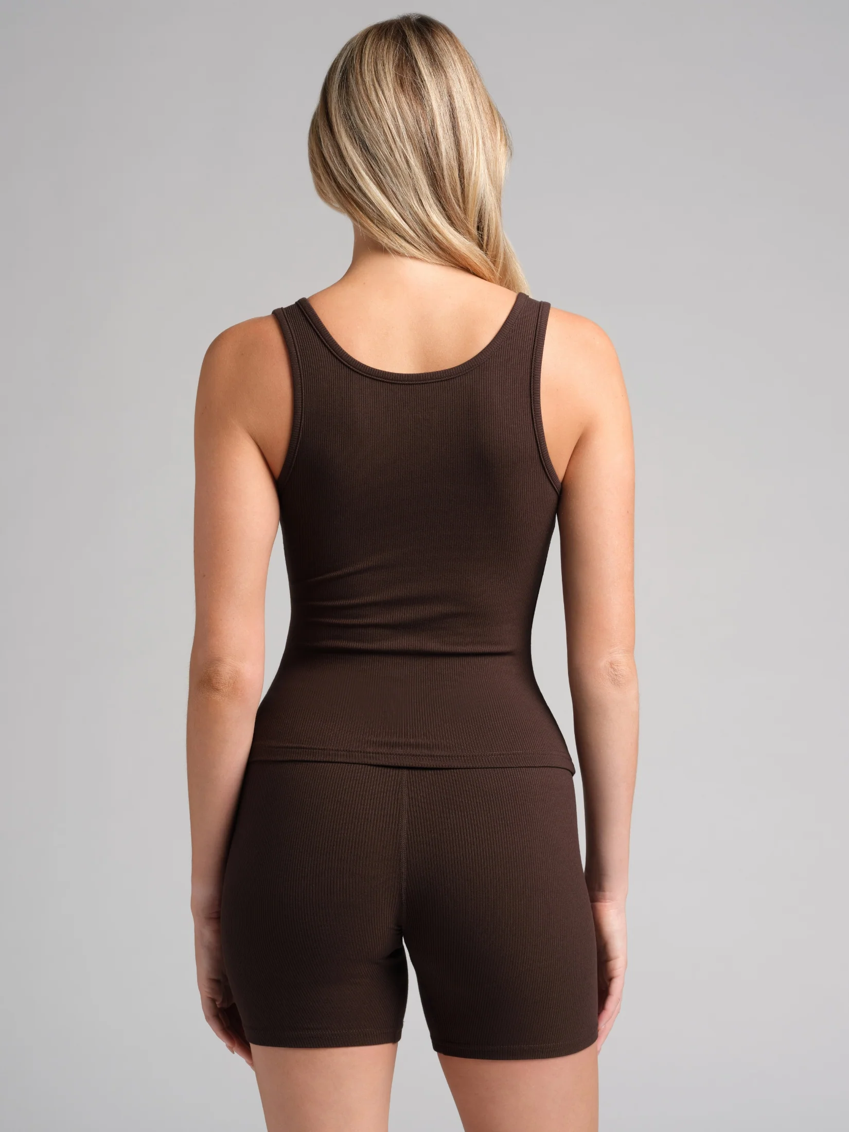 Rib Contour Waist Length Tank - Image 55