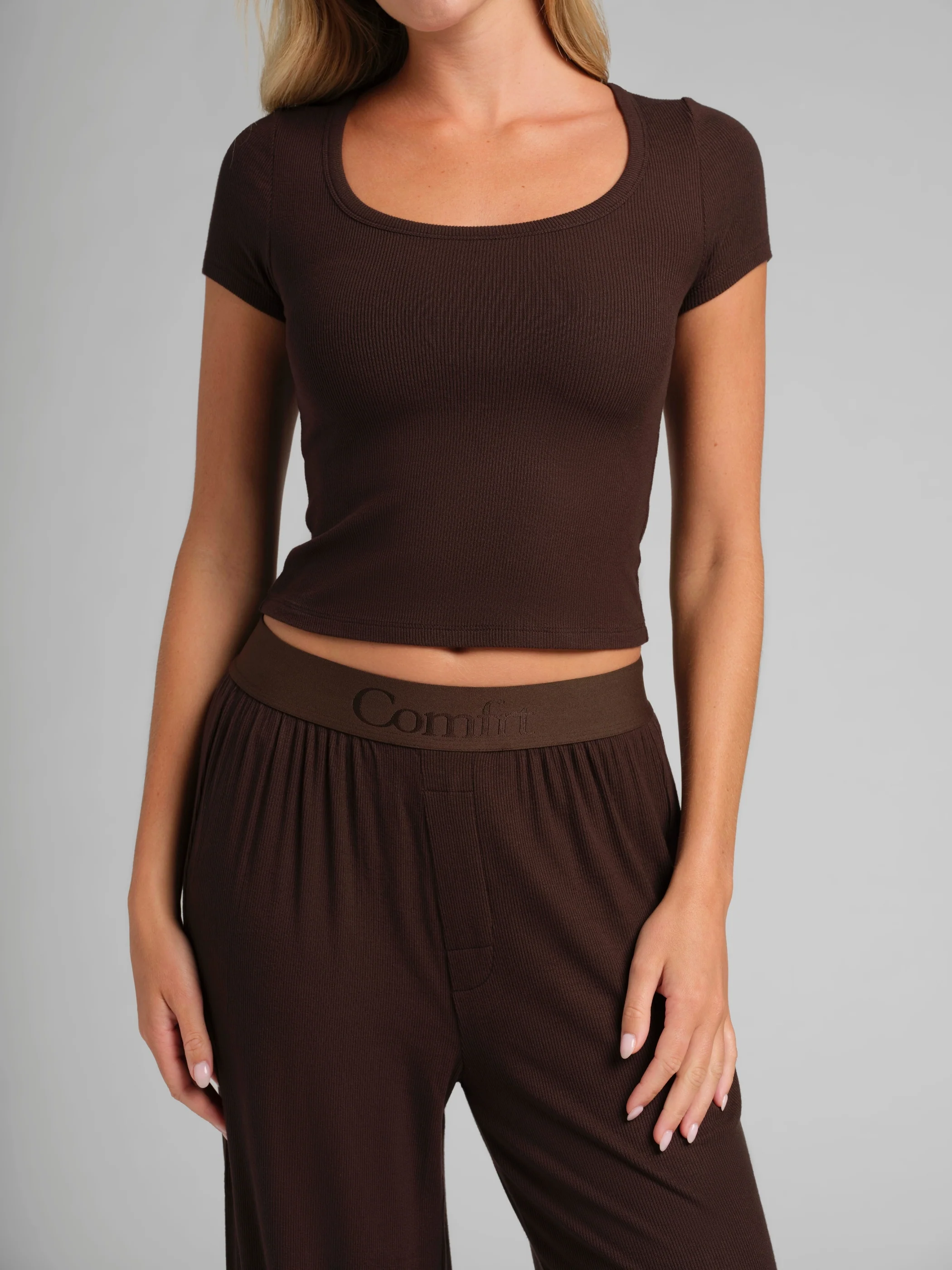 Slinky Rib Baby Tee - Image 17